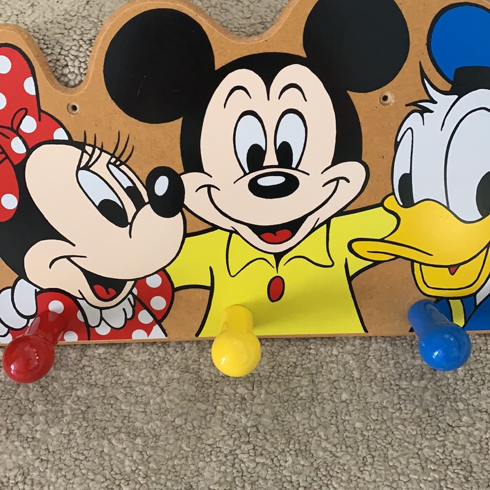 Wooden Wall Hooks with Disney Characters - Picture 2 of 4